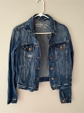 GAP Women's Dark Blue Denim Jacket